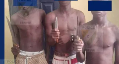 daloa-trois-jeunes-gens-arretes-pour-tentative-dagression-a-laide-darmes-blanches