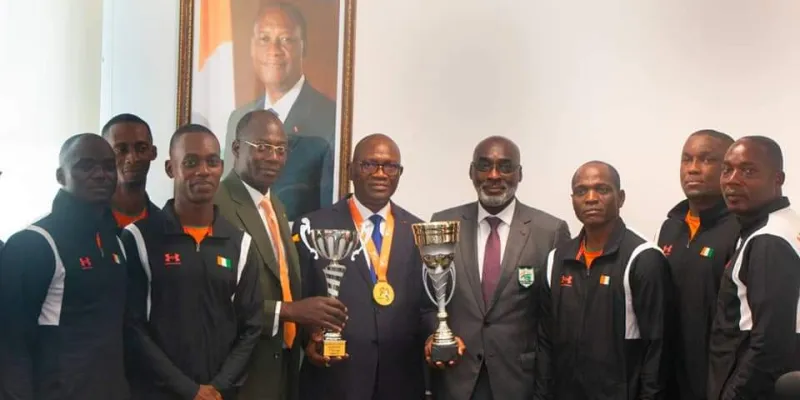 championnat-africain-de-taekwondo-les-elephants-classes-3eme-recus-par-le-ministre-delegue-des-sports